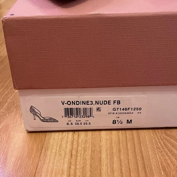 NIB Via Spiga Nude Ondine3 Pumps Size 8.5 - Picture 11 of 16